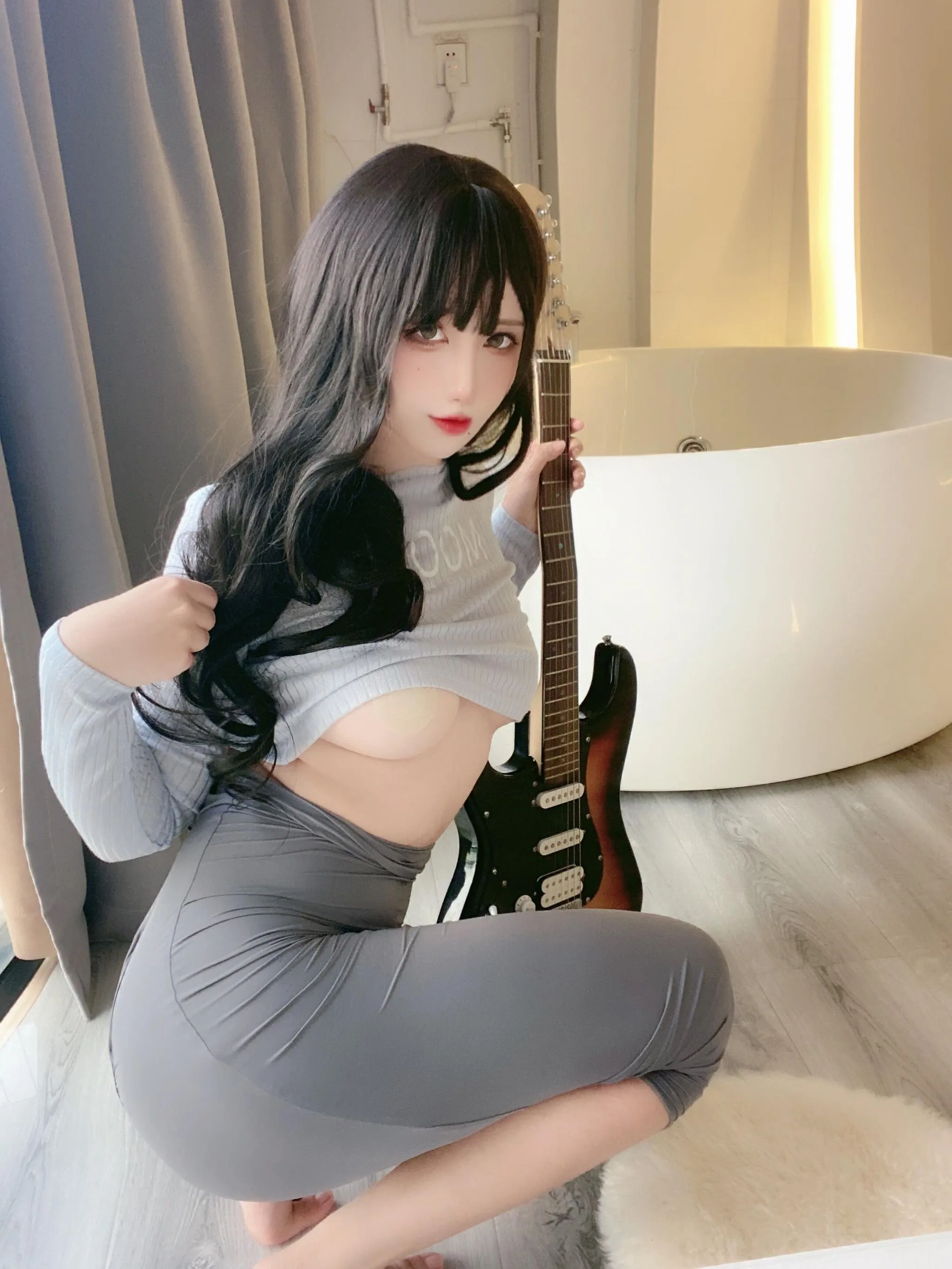 九曲Jean – NO.61 吉他妹妹自拍 [40P]插图8
